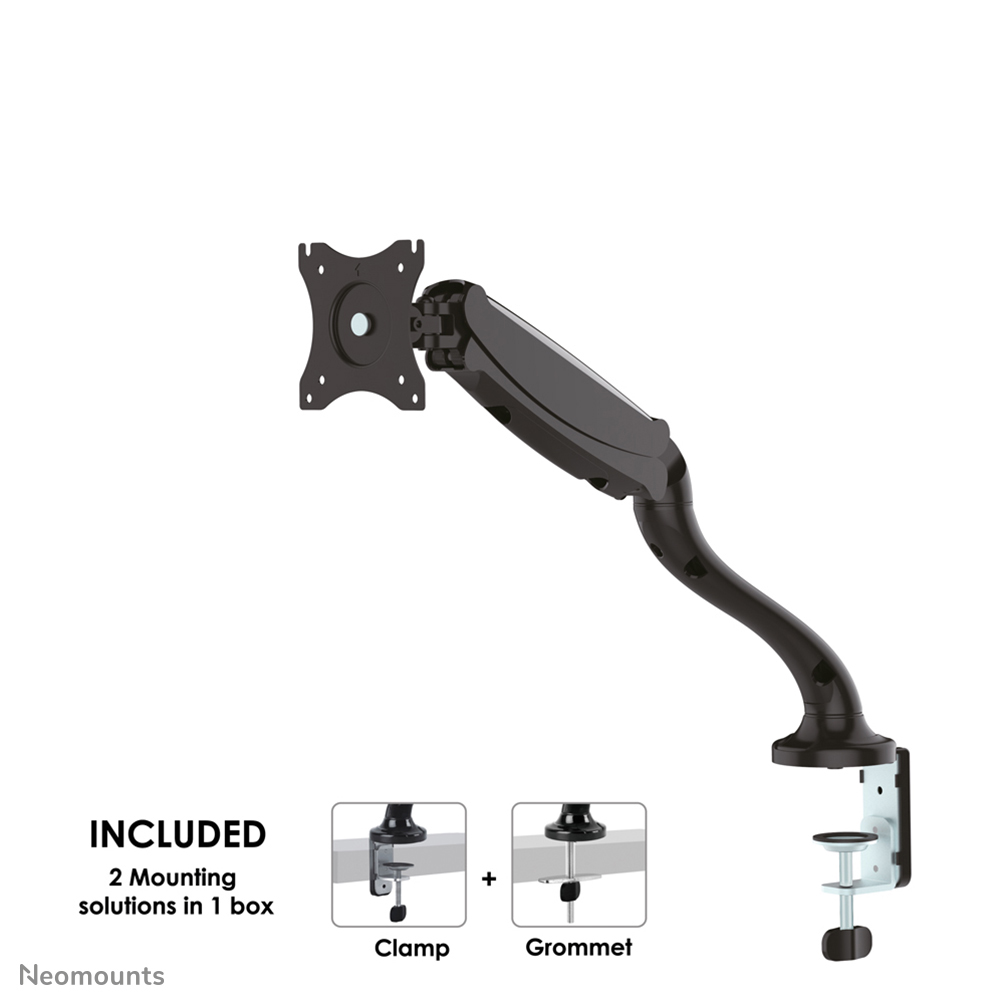 Neomounts NM-D500BLACK Monitor arm 10-30" - gas spring